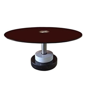 Italian Dining/Center Table by Lodovico Acervis, Italy 1980s