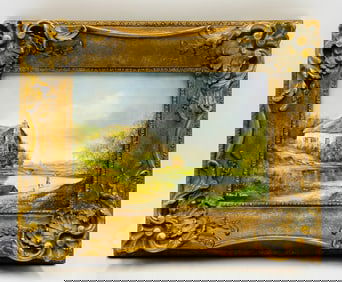 Vintage Painting by Richard Simms (British, b. 1926)