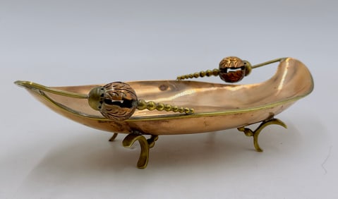 Early GerardoLopez Freeform Bowl, Mexico Mid 20th Century, Signed