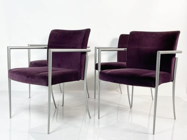 Set of Four Armchairs by Joe Ricchio for Hickory