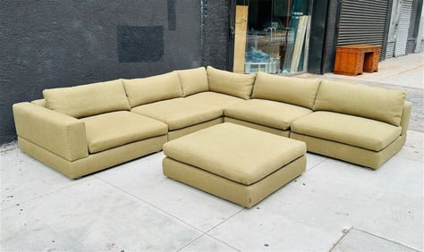6 Piece Sectional Made in Italy by Rodolfo Dordoni for Minotti, Italy 2006