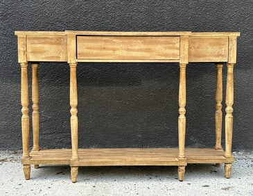 Narrow Console Table With Two Levels