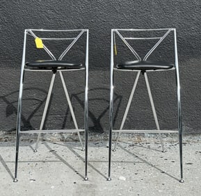 Pair of Foldable Counter Stools