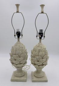 Pair of Modern Artichoke Lamps