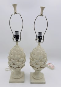 Pair of Modern Artichoke Lamps