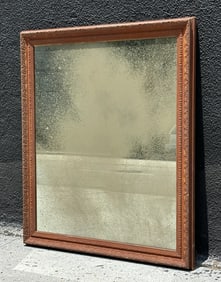 Large Wall Mirror With an ornate Antique Frame and Antique Mirror