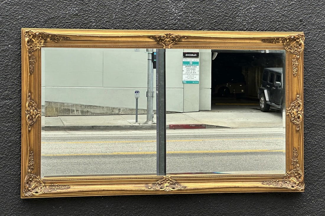 Vintage Wall Mirror with Ornate Gold Gilded Frame (1 of 10)