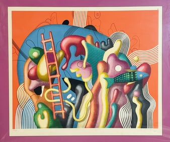 Yankel Ginsburg, Russian (B. 1945), Untitled, Color Lithograph, Edition #30/250