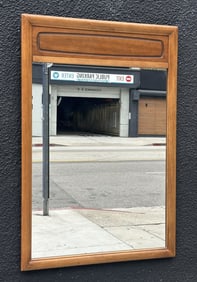 Mid Century Modern Broyhill Emphasis Walnut Mirror