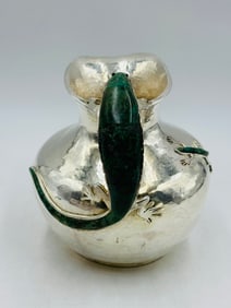 Large Water Pitcher With Lizard Handle by Emilia Castillo, Mexico 20th Century.