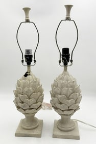 Pair of Modern Artichoke Lamps