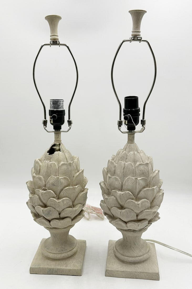 Pair of Modern Artichoke Lamps (1 of 10)