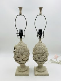 Pair of Modern Artichoke Lamps