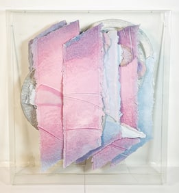 Archival Paper Sculpture by Martha Chatelain (American 1935-2022) Signed & Dated 1984