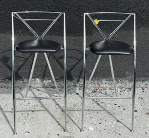 Pair of Foldable Counter Stools
