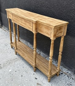 Narrow Console Table With Two Levels