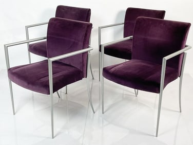 Set of Four Armchairs by Joe Ricchio for Hickory