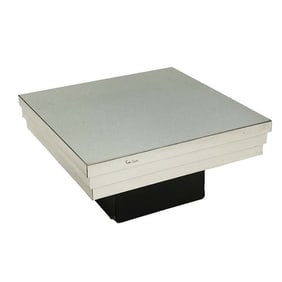 Aluminum and Wood Coffee Table by Pierre Cardin, Signed