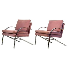 Pair of Arco Chairs by Paul Tuttle, USA 1970s
