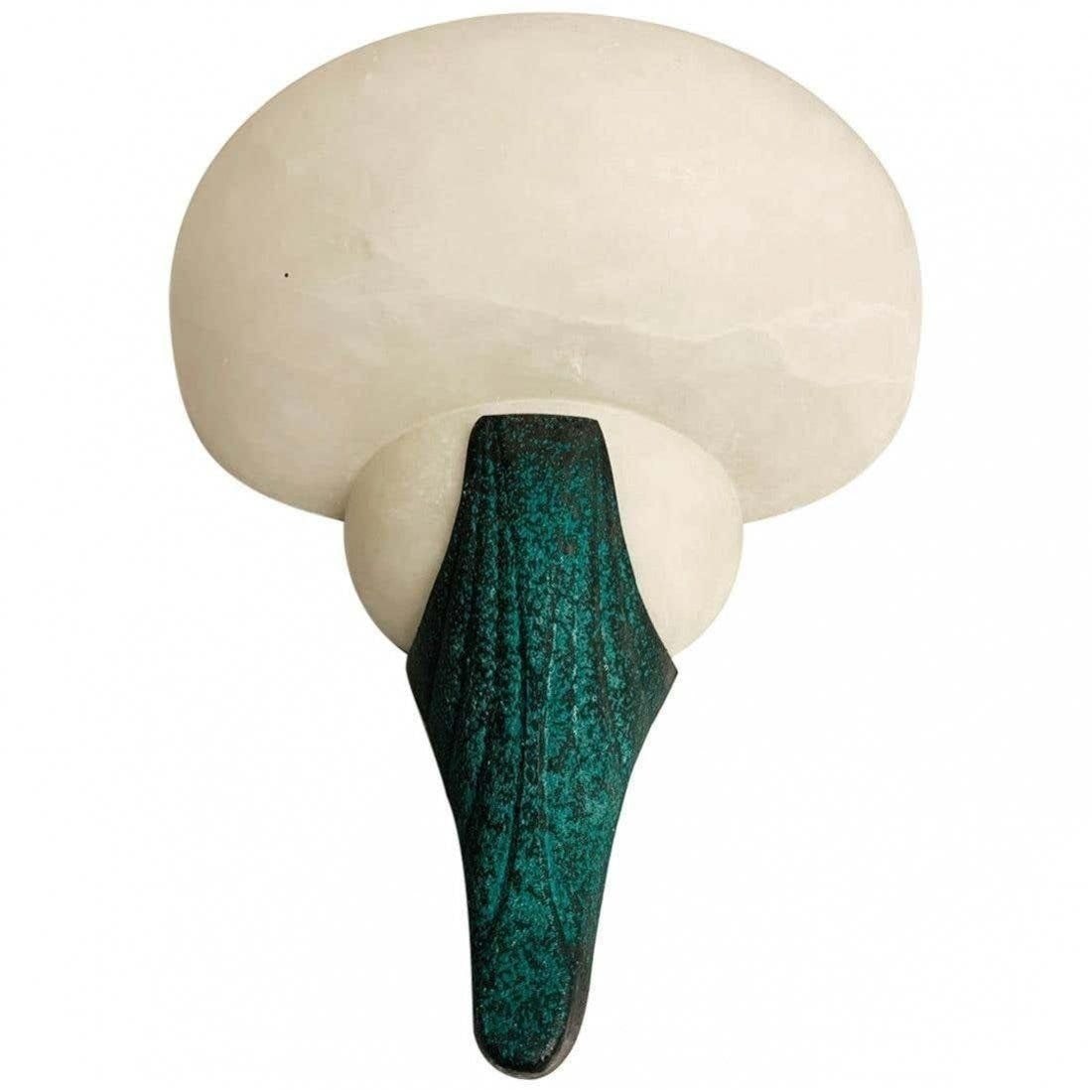 Vintage Alabaster and Copper Sconce (1 of 11)