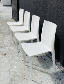 Set of Four Stacking Chairs by Mario Bellini for Heller