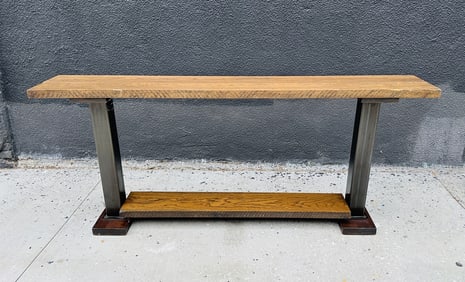 Industrial Style Console Table