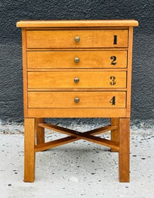 Game Cabinet with 4 Drawers, Chess, Backgammon and More