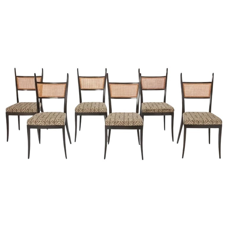 Set of Six Gazelle Dining Chairs by Harvey Probber, USA 1960s (1 of 7)