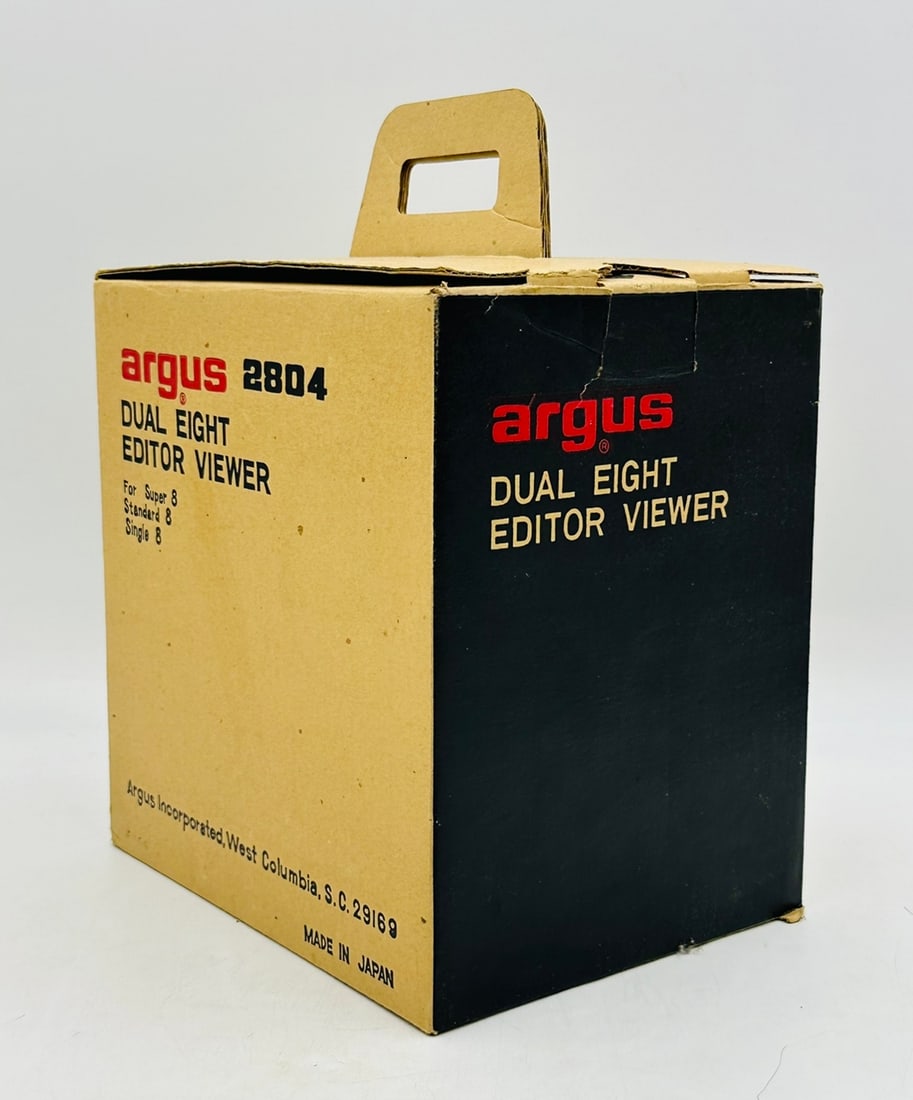 Argus Dual Eight 2804 Editor Viewer Model 2804 8mm Film Strip Viewing, in Box (1 of 9)