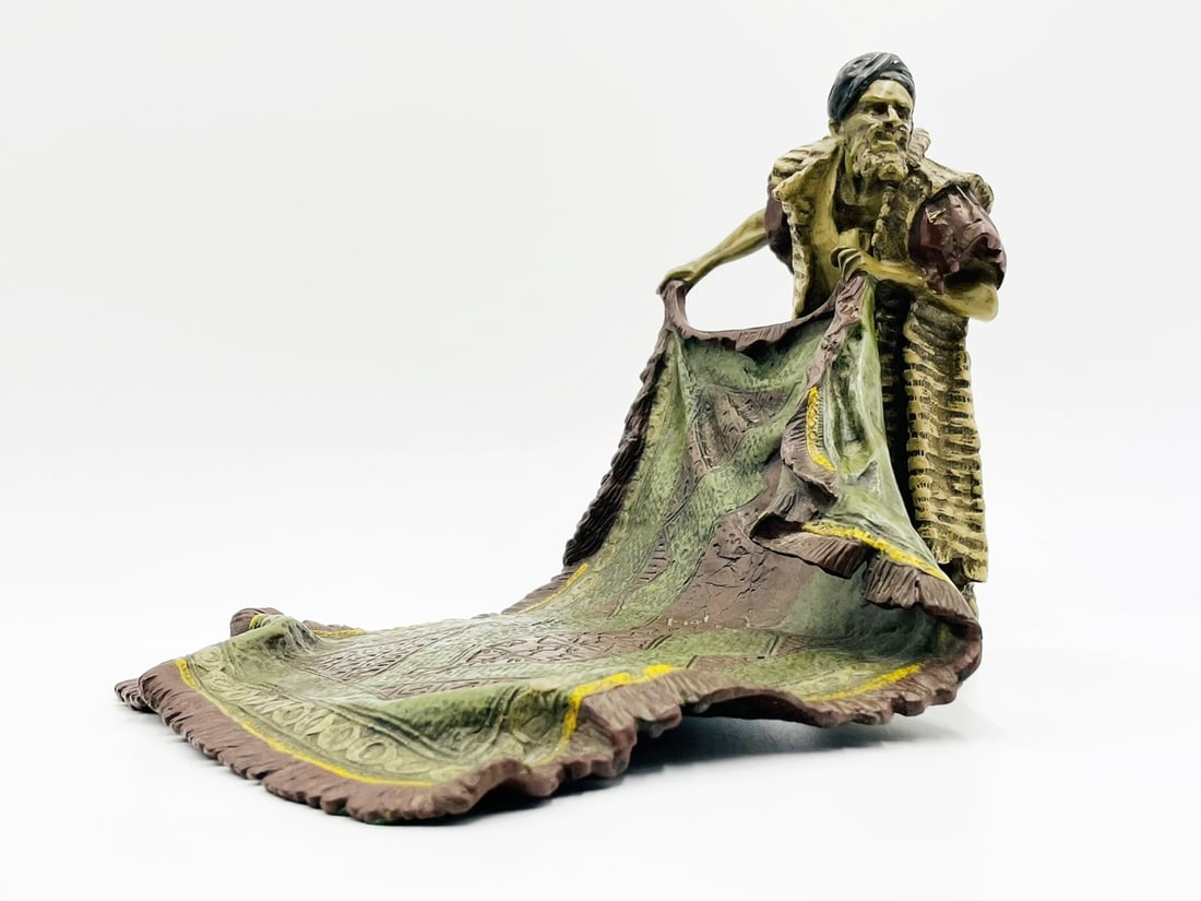 Austrian Bronze Sculpture by Franz Bergman, With Foundry Stamp (1 of 11)