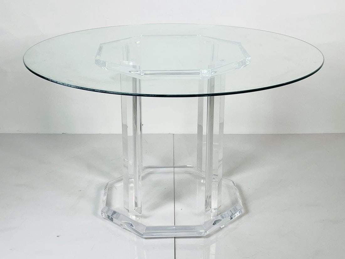 Lucite Dining or Center Table (1 of 14)