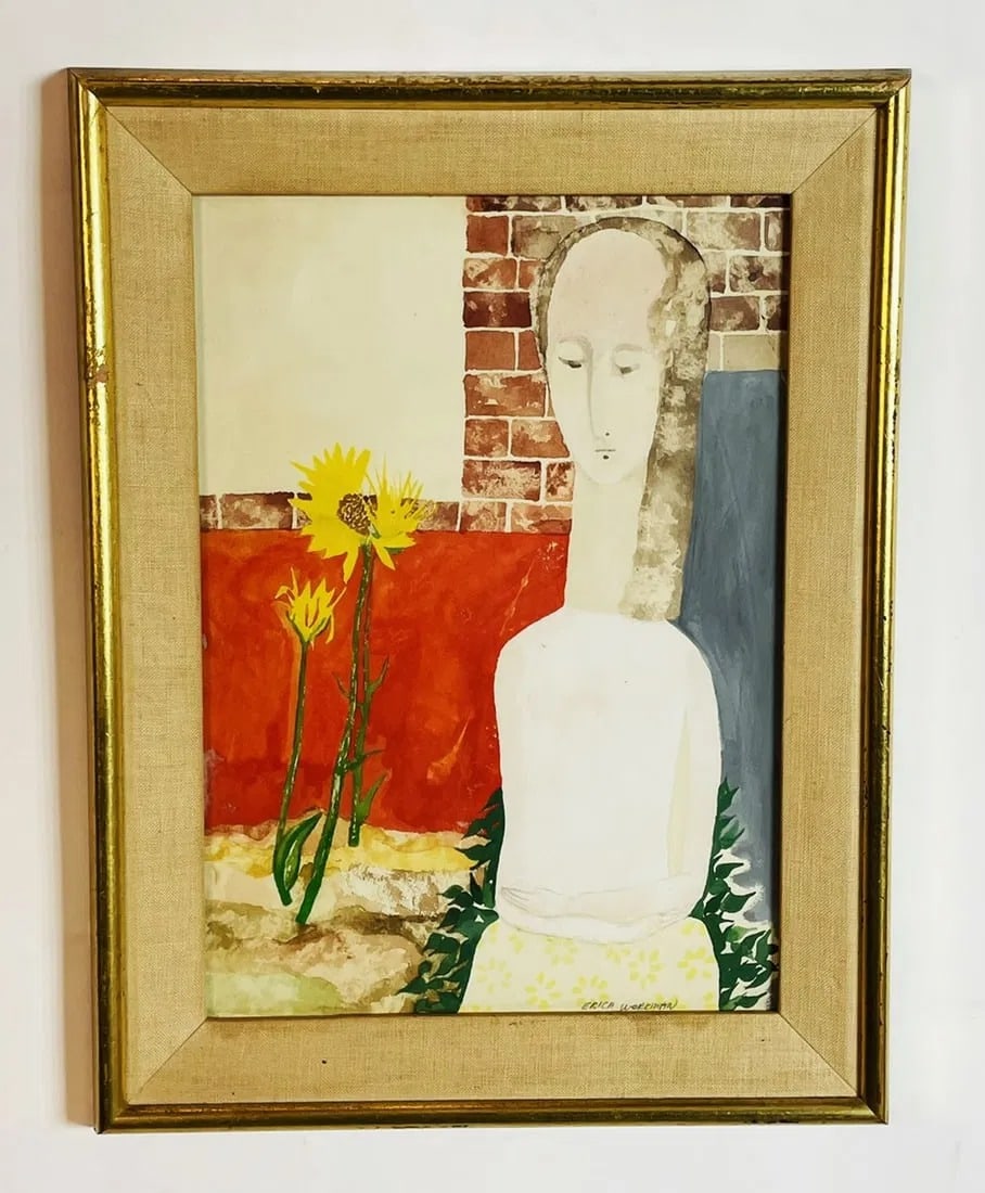 Figurative Watercolor Painting by Erica Workman, Signed (1 of 12)