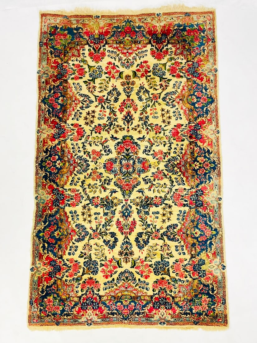 Antique Persian Kerman Area Rug (1 of 9)