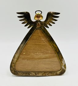 Emilia Castillo Silver-Plated "Angel" Photo Frame, Mexico 1980's