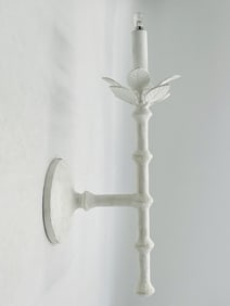 Wrough Iron Sconce Light by Paul Ferrante, 1000 Series, Dated 2018