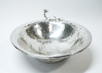 Vintage Silver Bowl by Emilia Castillo