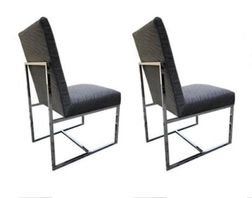 Pair of Milo Baughman Chairs for Thayer Coggin