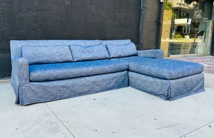 Two Piece Sectional Sofa by Restoration Hardware