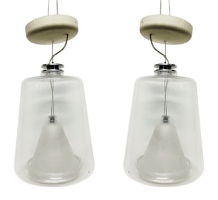 Glass Pendant Lights  Made in Italy Marta Laudani & Marco Romanelli  for Oluce
