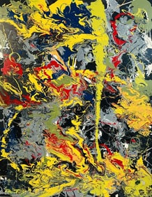 Oil & Enamel Painting by Dan R. Thornhill 60x48