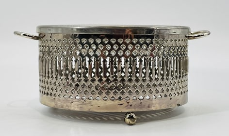 Vintage Silver-plated candle burner, made in England