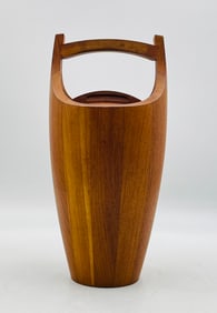 Vintage Ice Bucket in Solid Teak made in Denmark by Jens Quistgaard, Circa 1950s