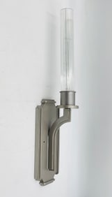 Modern Wall Sconce With Glass Shade by Steven Handelman Studios, USA 2016