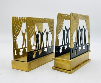 Pair of Napkin Holders by Steven Handelman Studios.
