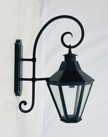 Custom Wrought Iron Wall Sconce by Steven Handelman Studios, USA 2017