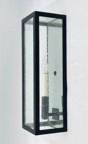 Steel & Glass Wall Sconce by Steven Handelman Studios, USA 2020