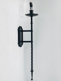 Custom Wrought Iron Wall Sconce by Steve Handelman Studios, USA 9/08