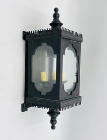 Steel Wall Sconce will Glass Shades by Steve Handelman Studios, USA 2000's