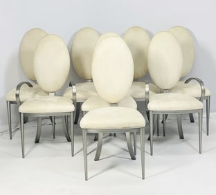 Set of 8 Dining Chairs by Design Institute of America, USA 1970'S