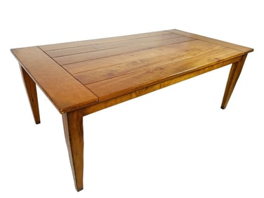 Vintage Dining Table in Solid Wood, Circa 1980's